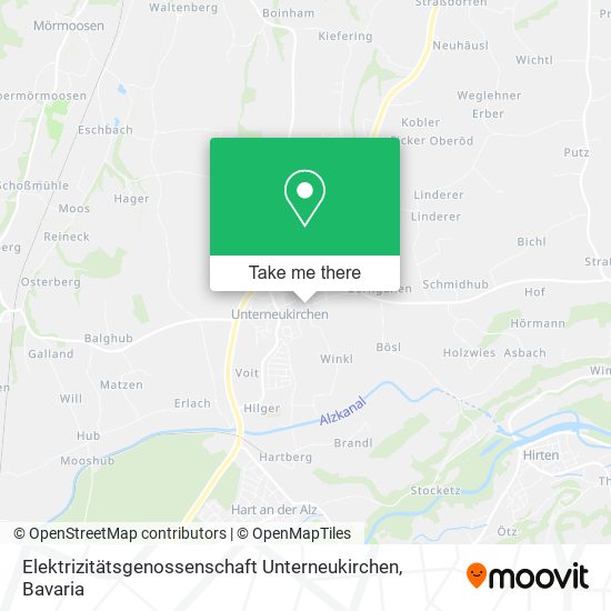 Elektrizitätsgenossenschaft Unterneukirchen map