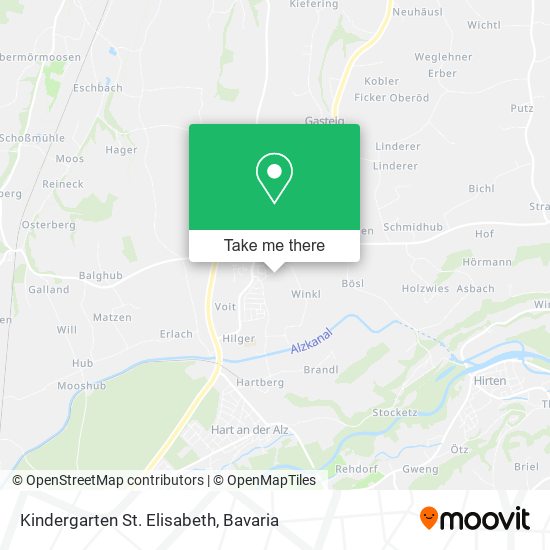 Kindergarten St. Elisabeth map