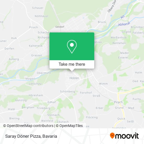 Saray Döner Pizza map