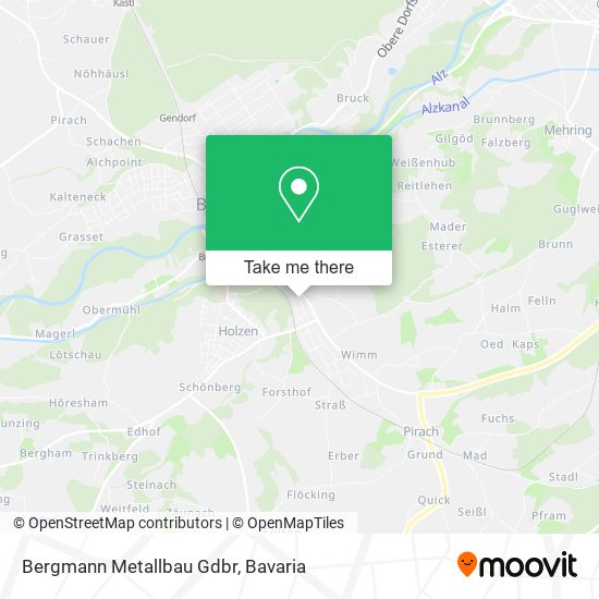 Bergmann Metallbau Gdbr map
