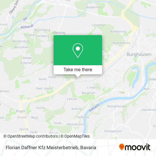 Florian Daffner Kfz Meisterbetrieb map