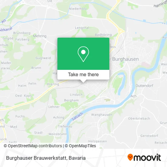 Карта Burghauser Brauwerkstatt