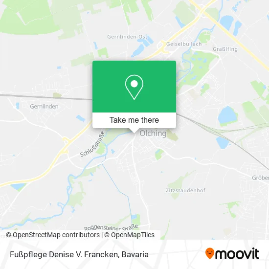 Карта Fußpflege Denise V. Francken