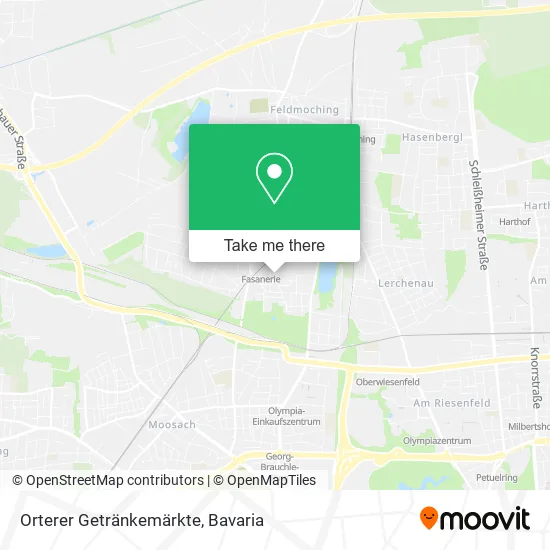 Карта Orterer Getränkemärkte