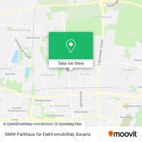 BMW Parkhaus für Elektromobilität map