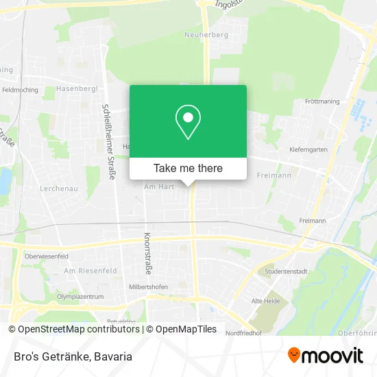 Карта Bro's Getränke