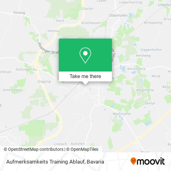 Aufmerksamkeits Training Ablauf map