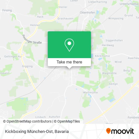 Kickboxing München-Ost map