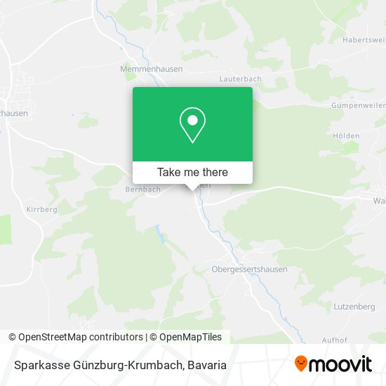 Sparkasse Günzburg-Krumbach map