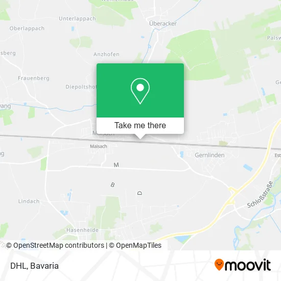 Карта DHL