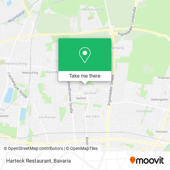 Harteck Restaurant map