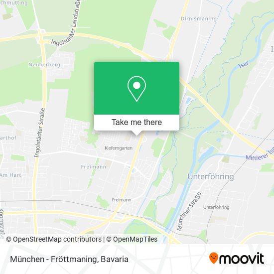 München - Fröttmaning map
