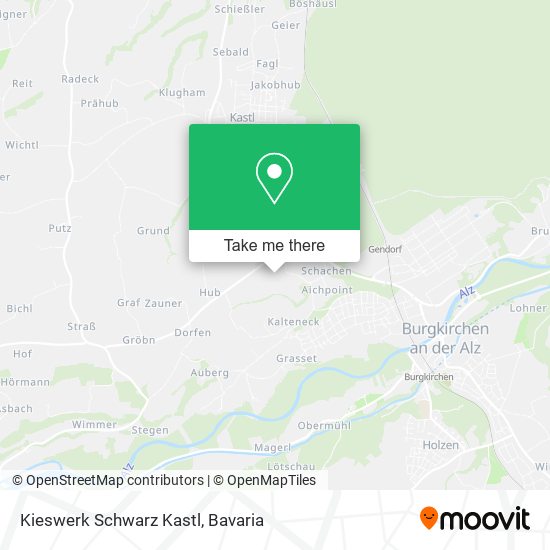 Kieswerk Schwarz Kastl map