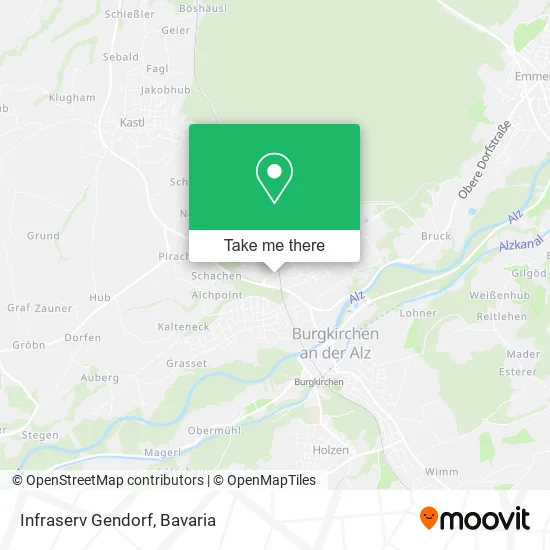 Карта Infraserv Gendorf