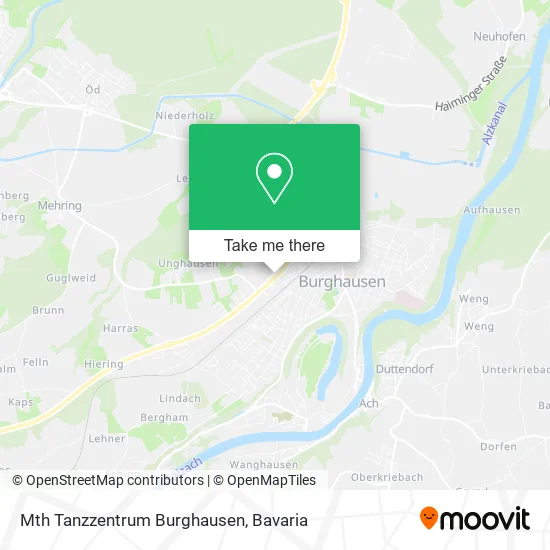 Карта Mth Tanzzentrum Burghausen