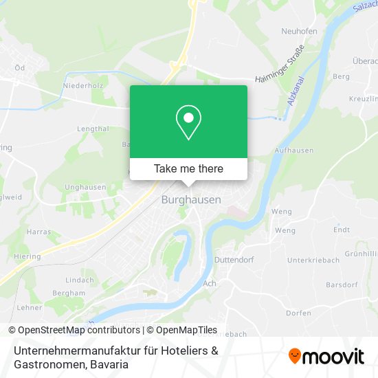 Unternehmermanufaktur für Hoteliers & Gastronomen map
