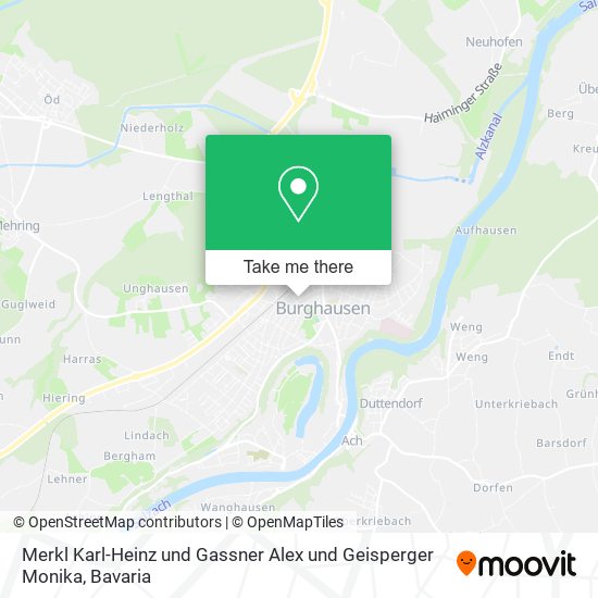 Merkl Karl-Heinz und Gassner Alex und Geisperger Monika map