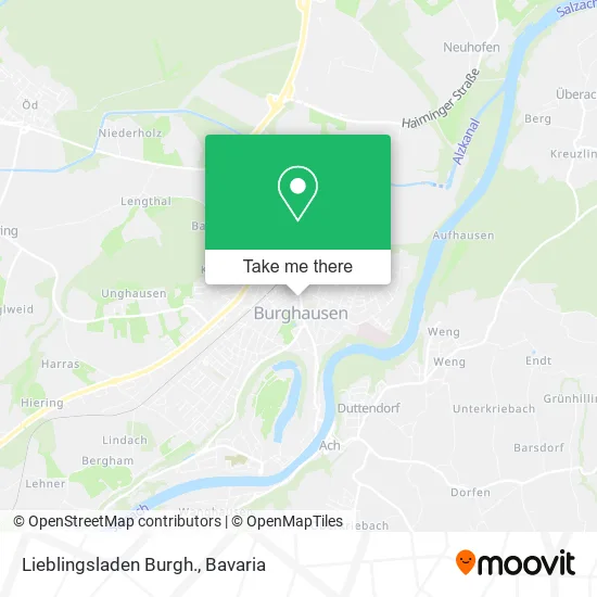 Карта Lieblingsladen Burgh.
