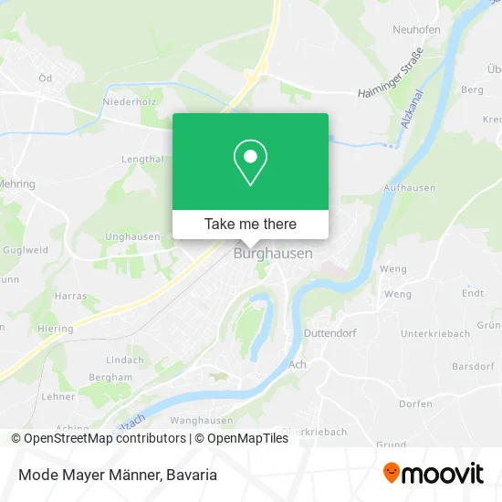 Карта Mode Mayer Männer