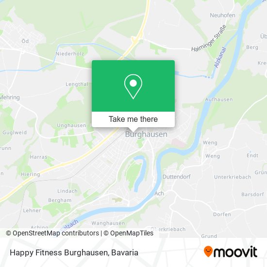 Карта Happy Fitness Burghausen