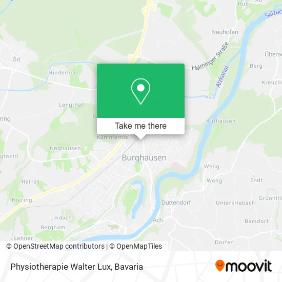 Карта Physiotherapie Walter Lux