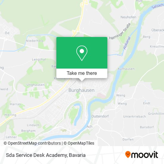 Sda Service Desk Academy map