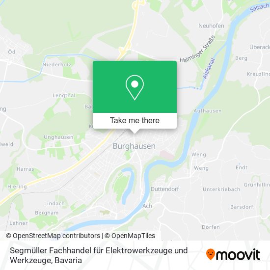 Segmüller Fachhandel für Elektrowerkzeuge und Werkzeuge map