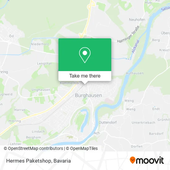 Карта Hermes Paketshop