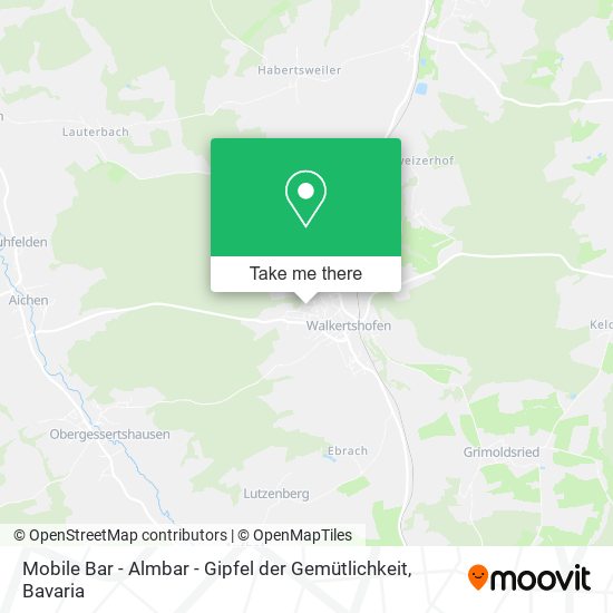 Mobile Bar - Almbar - Gipfel der Gemütlichkeit map