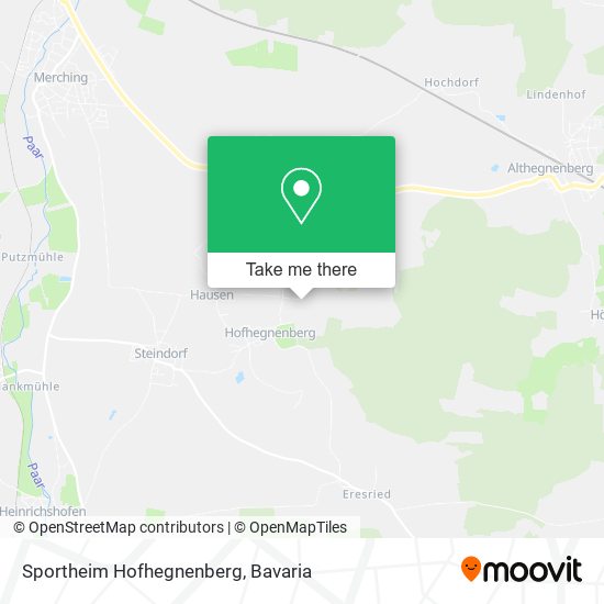 Sportheim Hofhegnenberg map