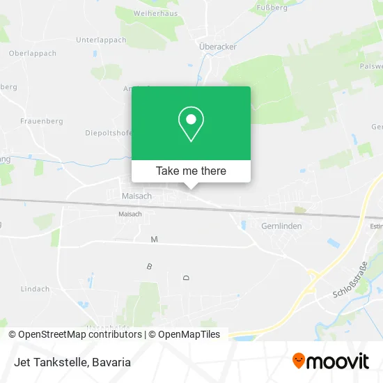 Карта Jet Tankstelle