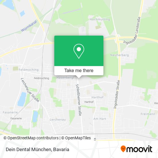 Dein Dental München map