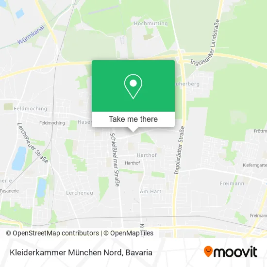 Карта Kleiderkammer München Nord