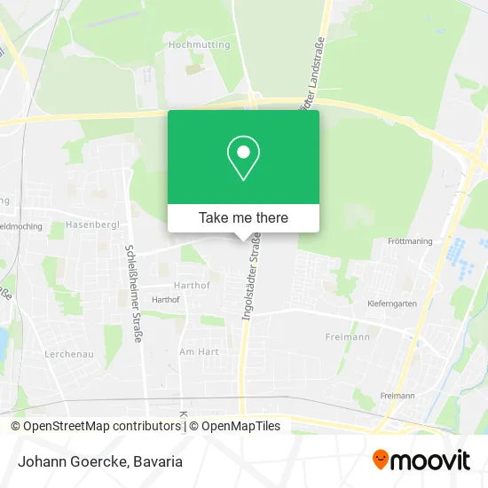 Карта Johann Goercke