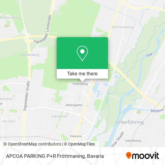 APCOA PARKING P+R Fröttmaning map