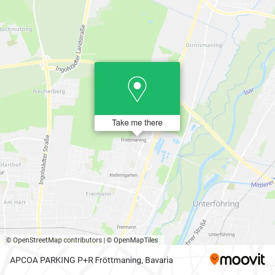 Карта APCOA PARKING P+R Fröttmaning