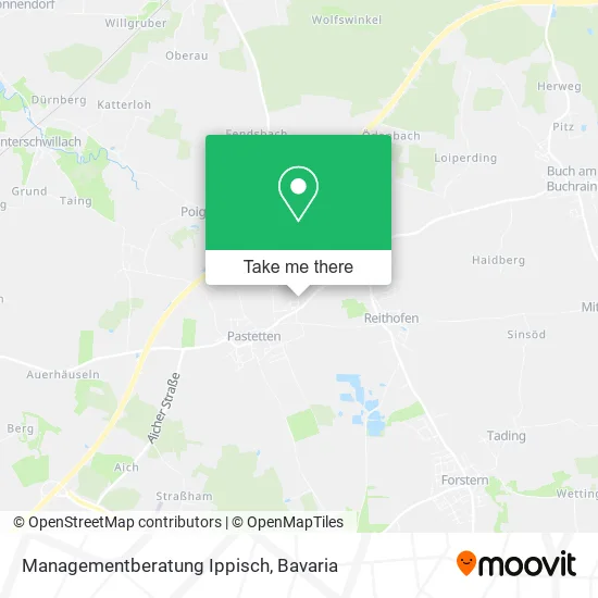 Карта Managementberatung Ippisch