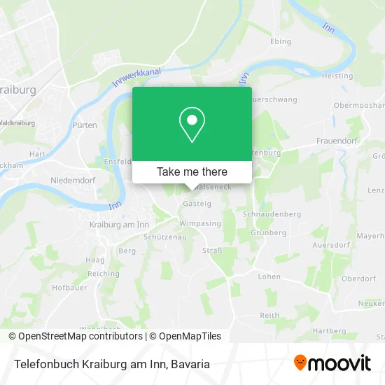 Карта Telefonbuch Kraiburg am Inn