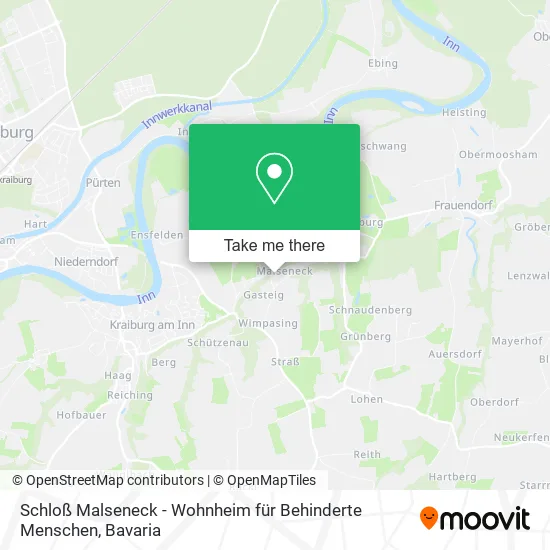 Карта Schloß Malseneck - Wohnheim für Behinderte Menschen