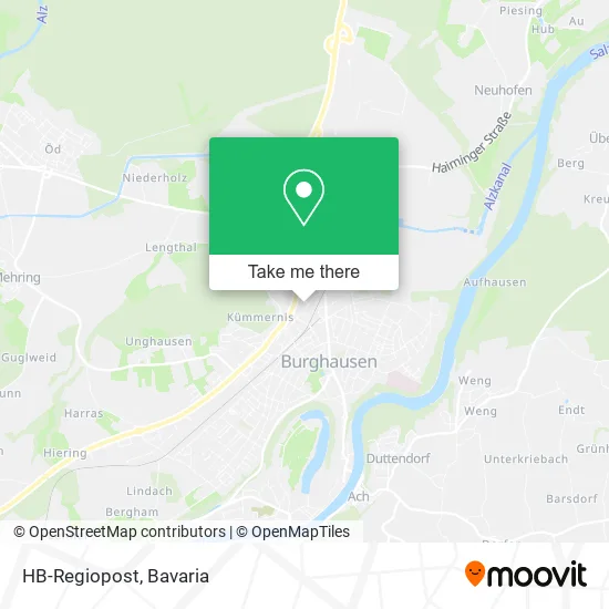 Карта HB-Regiopost