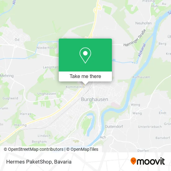 Карта Hermes PaketShop