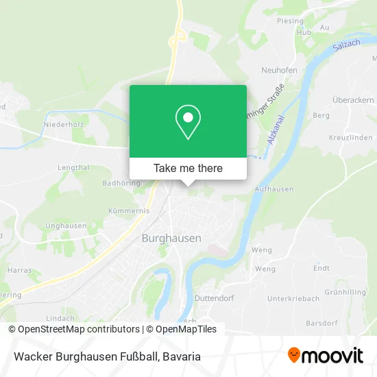 Карта Wacker Burghausen Fußball