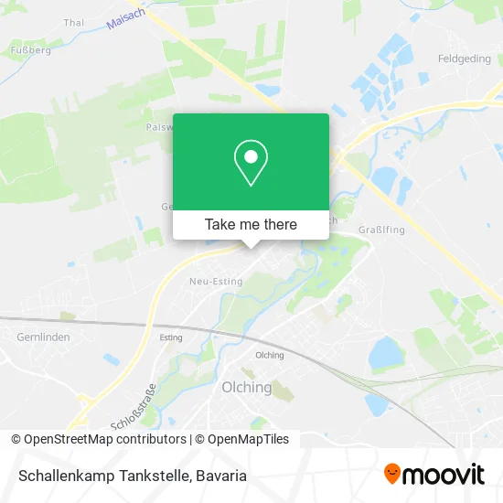 Карта Schallenkamp Tankstelle