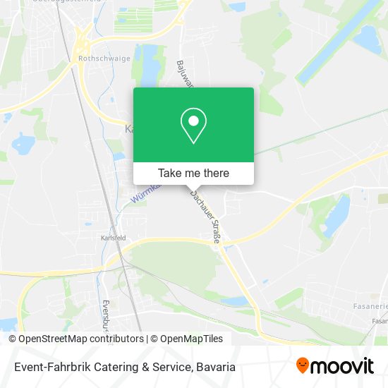 Карта Event-Fahrbrik Catering & Service