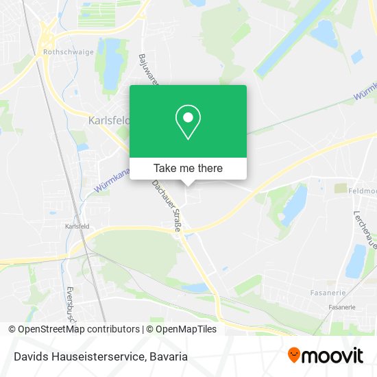 Davids Hauseisterservice map