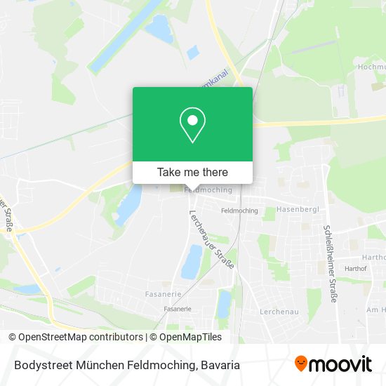 Bodystreet München Feldmoching map