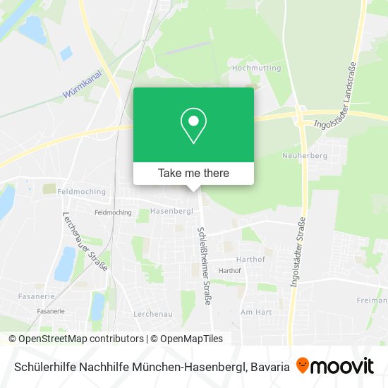 Schülerhilfe Nachhilfe München-Hasenbergl map