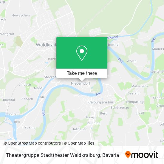 Theatergruppe Stadttheater Waldkraiburg map