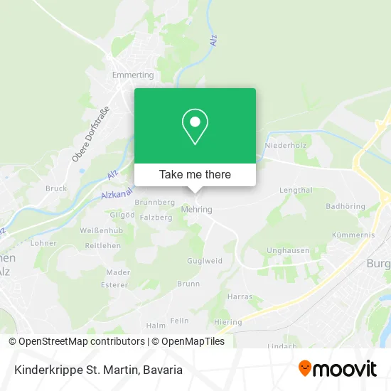 Карта Kinderkrippe St. Martin