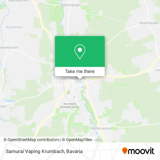 Карта Samurai Vaping Krumbach